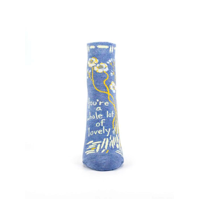 Blue Q : Women's Ankle Socks - "Whole Lotta Lovely" -