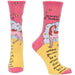 Blue Q : Women's Crew Socks - "Always Be Yourself Unless You Can Be a Unicorn..." -