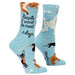Blue Q : Women's Crew Socks - "People I Want to Meet: Dogs" -