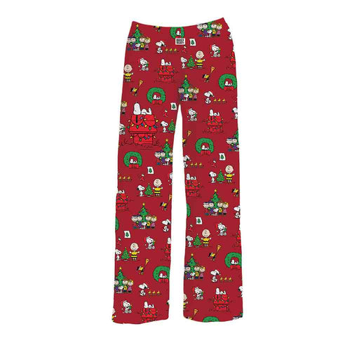 Brief Insanity : Peanuts Red Christmas Lounge Pants - Brief Insanity : Peanuts Red Christmas Lounge Pants