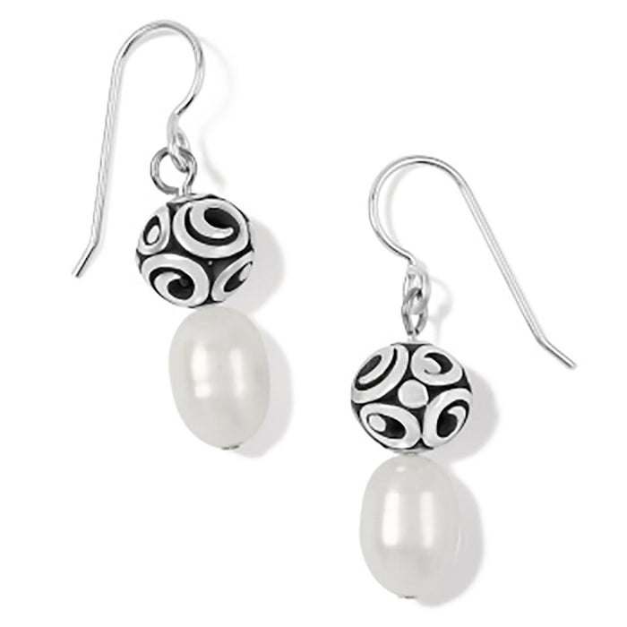 Brighton : Contempo Pearl French Wire Earrings -