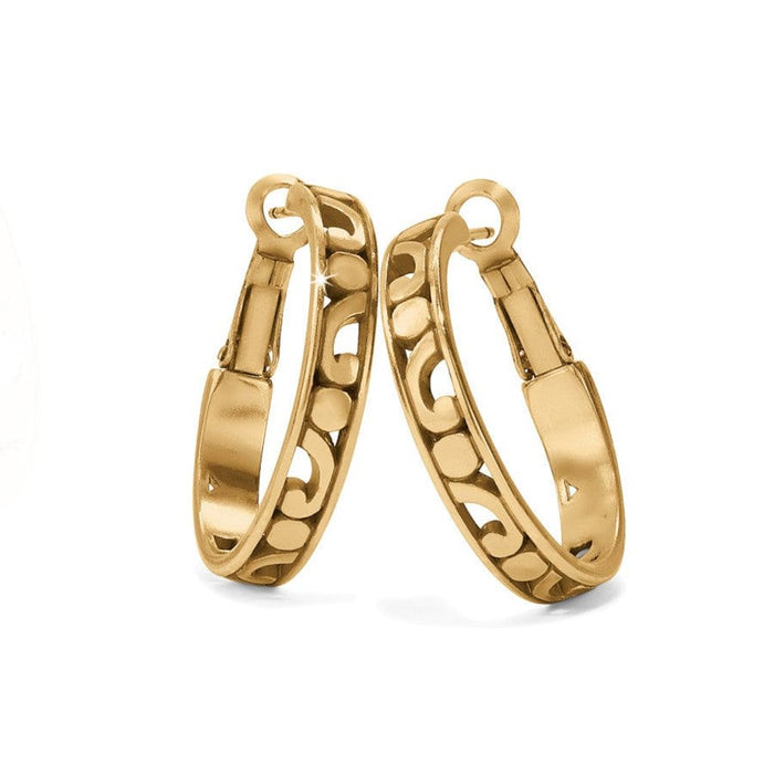 Brighton : Contempo Small Hoop Earrings in gold - Brighton : Contempo Small Hoop Earrings in gold