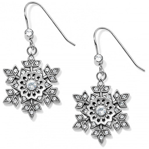 Brighton : Glint Snowflake French Wire Earrings - Brighton : Glint Snowflake French Wire Earrings - Annies Hallmark and Gretchens Hallmark, Sister Stores