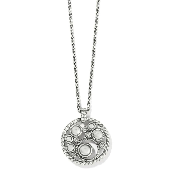 Brighton : Halo Gems Necklace in Silver-Multi - Brighton : Halo Gems Necklace in Silver-Multi