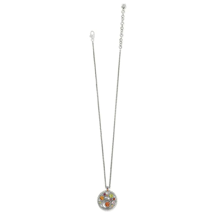 Brighton : Halo Gems Necklace in Silver-Multi - Brighton : Halo Gems Necklace in Silver-Multi