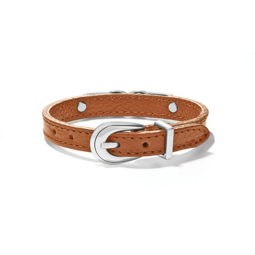 Brighton : Interlok Braid Leather Bracelet in brown - Brighton : Interlok Braid Leather Bracelet in brown