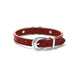 Brighton : Interlok Braid Leather Bracelet in chili pepper - Brighton : Interlok Braid Leather Bracelet in chili pepper