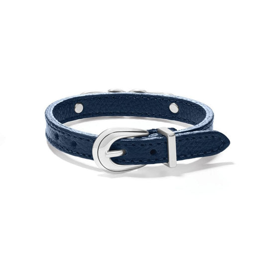 Brighton : Interlok Braid Leather Bracelet in french blue - Brighton : Interlok Braid Leather Bracelet in french blue