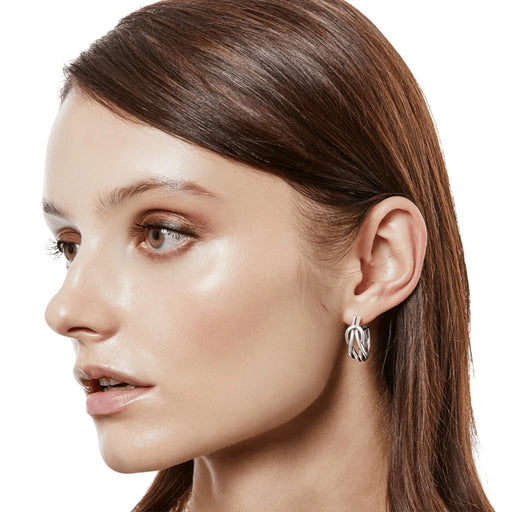 Brighton : Interlok Harmony Hoop Earrings -