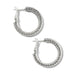 Brighton : Meridian Eclipse Small Hoop Earrings in Silver -