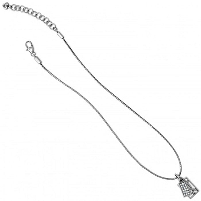 Brighton : Meridian Zenith Charm Necklace in Silver -