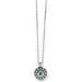 Brighton : Pebble Dot Medali Petite Reversible Necklace in Emerald (May) -