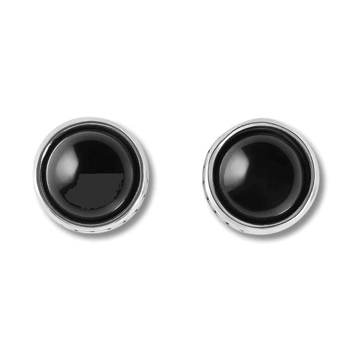Brighton : Pebble Dot Onyx Post Earrings -