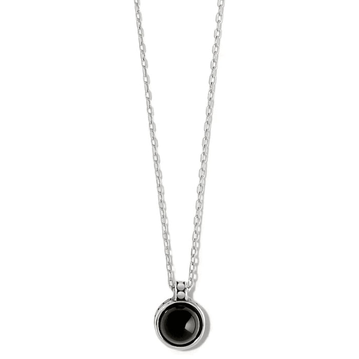 Brighton : Pebble Dot Onyx Short Necklace -