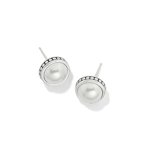 Brighton : Pebble Dot Pearl Post Earrings - Brighton : Pebble Dot Pearl Post Earrings