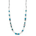 Brighton : Pebble Turquoise And Pearl Necklace -