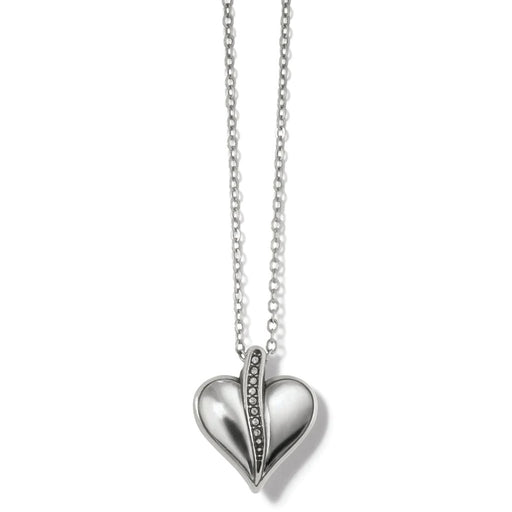 Brighton : Precious Heart Petite Necklace in Silver -