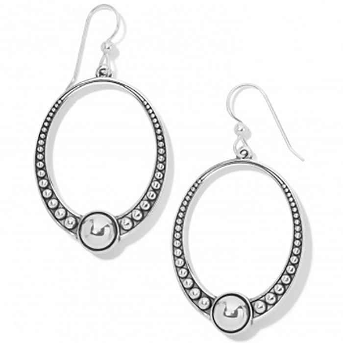 Brighton : Pretty Tough Oval French Wire Earrings -