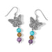 Brighton : Solstice Hues Butterfly French Wire Earrings -