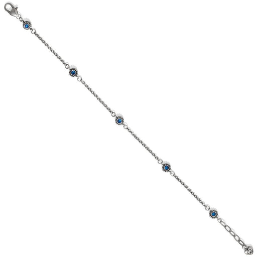 Brighton : Twinkle Anklet in Silver-Sapphire -