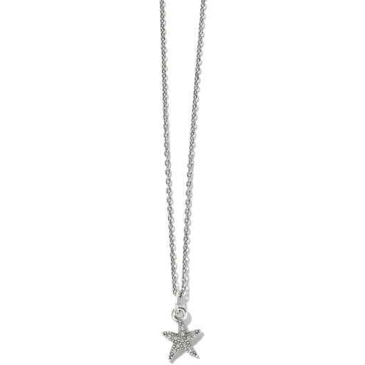 Brighton : Voyage Mini Starfish Necklace in Silver -