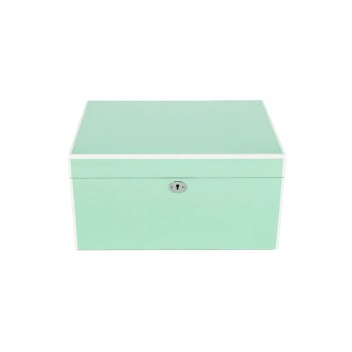 Brouk : Laurel Jewelry Box - White/Baby Blue -