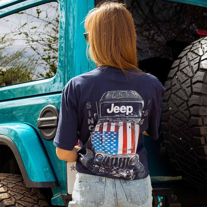 Buck Wear : Jeep Big USA T-Shirt - Buck Wear : Jeep Big USA T-Shirt