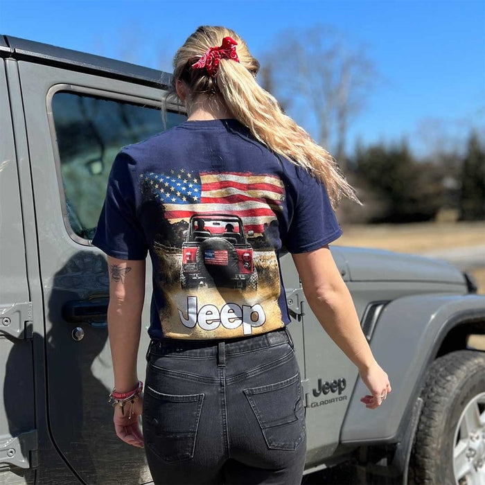 Buck Wear : Jeep Country Road T-Shirt - Buck Wear : Jeep Country Road T-Shirt