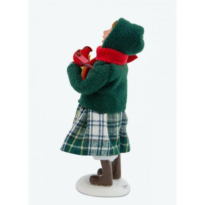 Byers' Choice : Girl with Cardinals - Byers' Choice : Girl with Cardinals - Annies Hallmark and Gretchens Hallmark, Sister Stores