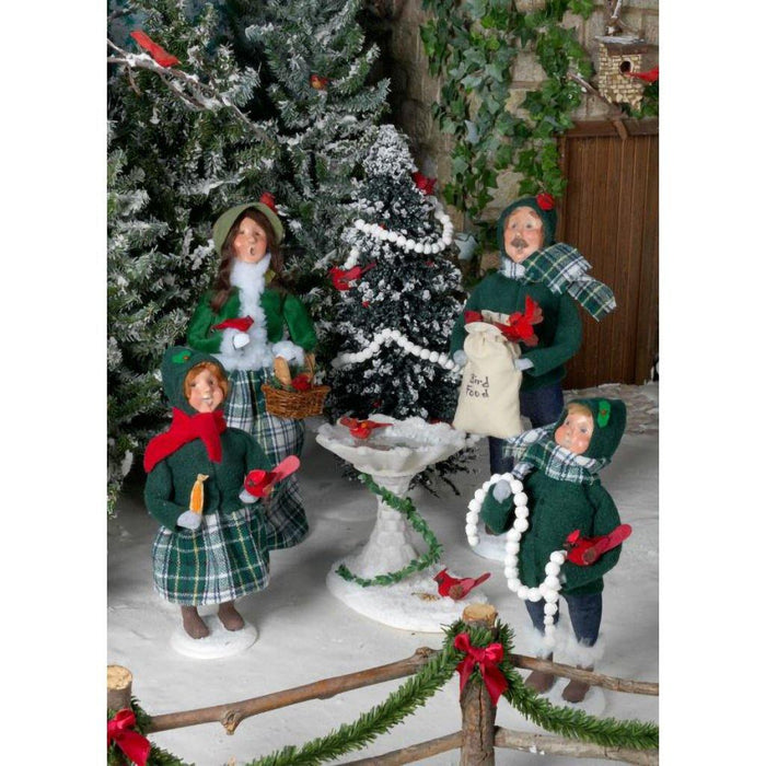 Byers' Choice : Girl with Cardinals - Byers' Choice : Girl with Cardinals - Annies Hallmark and Gretchens Hallmark, Sister Stores