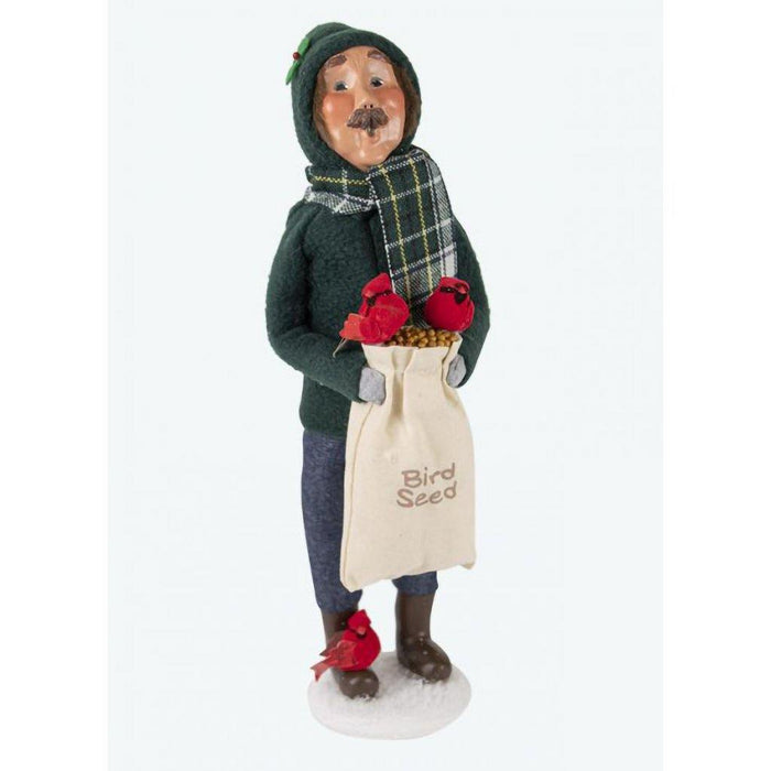 Byers' Choice : Man with Cardinals - Byers' Choice : Man with Cardinals - Annies Hallmark and Gretchens Hallmark, Sister Stores