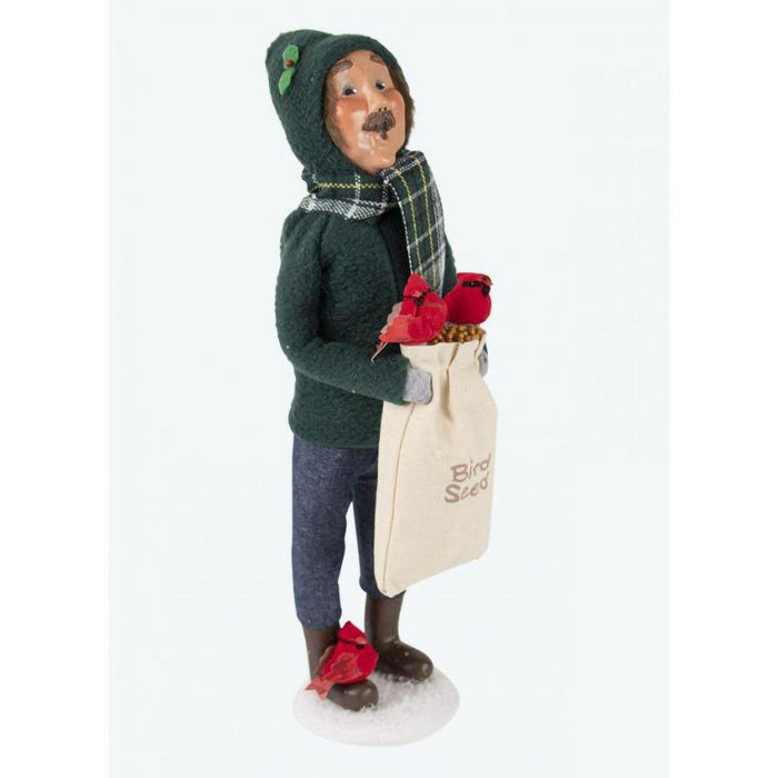 Byers' Choice : Man with Cardinals - Byers' Choice : Man with Cardinals - Annies Hallmark and Gretchens Hallmark, Sister Stores