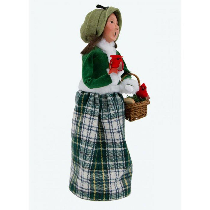 Byers' Choice : Man with Cardinals - Byers' Choice : Woman with Cardinals - Annies Hallmark and Gretchens Hallmark, Sister Stores