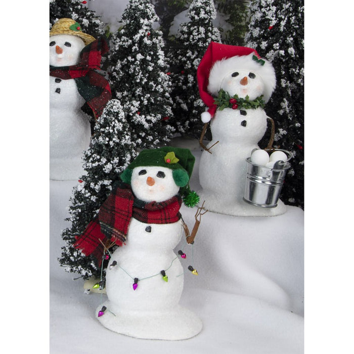 Byers' Choice : Snowman w/ Lights - Byers' Choice : Snowman w/ Lights