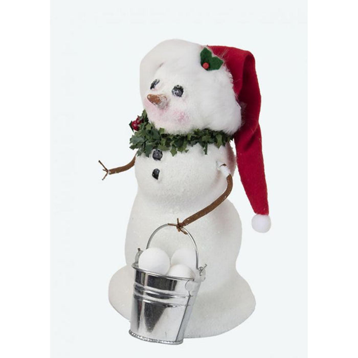 Byers' Choice : Snowman with Bucket Snowballs - Byers' Choice : Snowman with Bucket Snowballs - Annies Hallmark and Gretchens Hallmark, Sister Stores