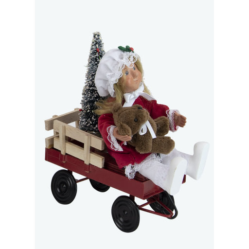 Byers' Choice : Toddler in Wagon - Byers' Choice : Toddler in Wagon