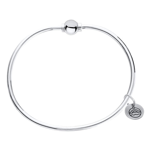 Cape Cod • Lestage : Beaded Bangle in Sterling Silver -