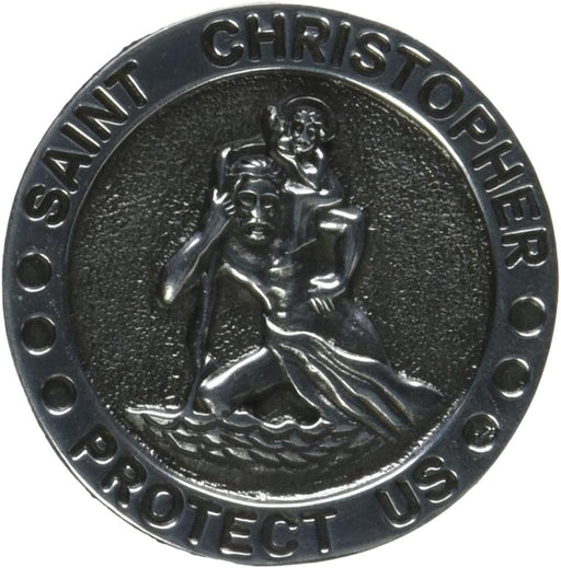 Cathedral Art : Auto Visor Clip, St. Christopher -
