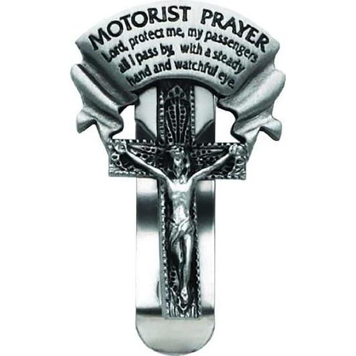 Cathedral Art : Motorist Prayer Auto Visor Clip -