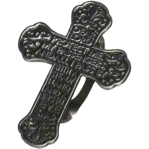 Cathedral Art : Traveler's Prayer Cross Auto Visor Clip -