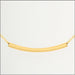 Center Court : Gold Curve Bar Layers Necklace - Center Court : Gold Curve Bar Layers Necklace