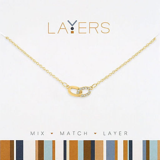 Center Court: Gold Links Layers Necklace - Center Court: Gold Links Layers Necklace