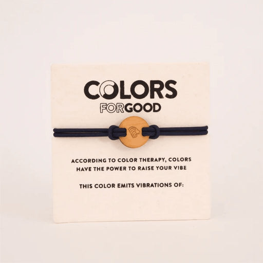 Colors For Good : Moods + Wood Charm Courage Bracelet -