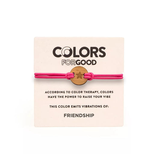 Colors For Good : Moods + Wood Charm Friendship Energy Bracelet - Colors For Good : Moods + Wood Charm Friendship Energy Bracelet