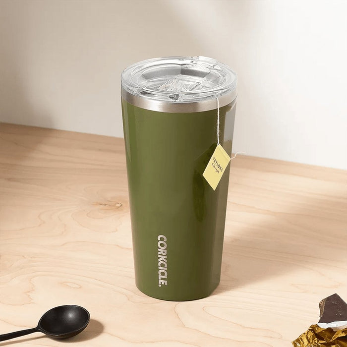 Corkcicle : 16 oz Classic Tumbler in Gloss Olive -