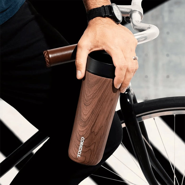 Corkcicle : 17oz Commuter Cup in Walnut Wood -
