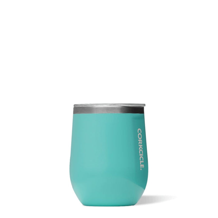 Corkcicle : Stemless Wine Cup in Gloss Turquoise -