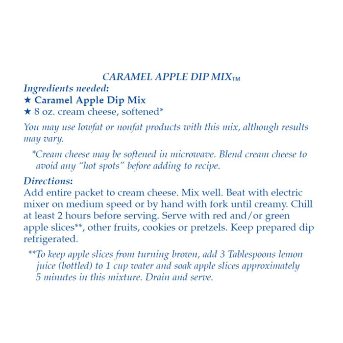 Country Home Creations : Caramel Apple Dip Mix -