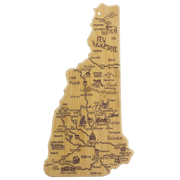 Destination Cutting Board - New Hampshire -