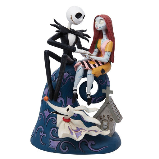 Disney Traditions : Jack, Sally & Zero on Hill - Disney Traditions : Jack, Sally & Zero on Hill